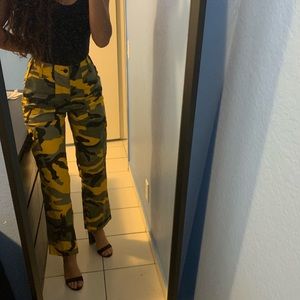 Vintage Colorful Camo Pant